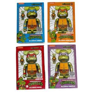Nickelodeon Bearbrick Ninja Turtles Display Boxes ONLY - Great Condition